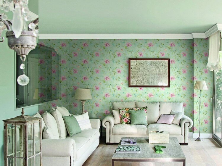 Interiér v mätových farbách: kombinácie, výber štýlu, dekorácie a nábytok (65 fotografií)