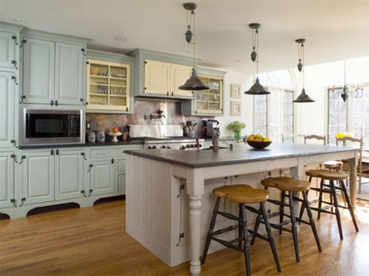 سبک انگلیسی اشرافی برای آشپزخانه مدرن طراحی یک آشپزخانه کوچک به سبک انگلیسی.